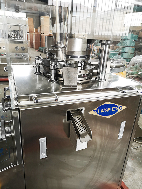 High Efficiency Automatic Rotary Tablet Press Machine Up To 25mm Diameter For Pills