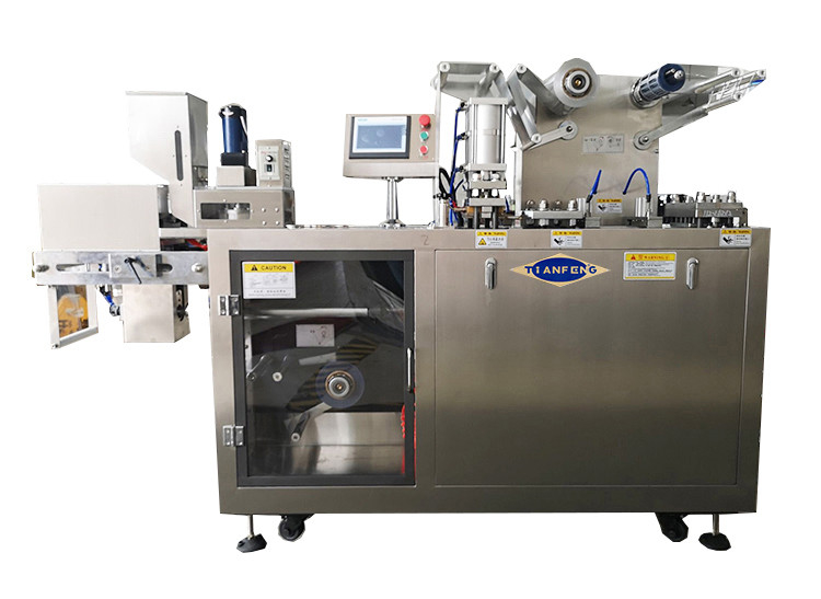 DPB150 Ss304 Flat Type Aluminum-Plastic Blister Packing Machine PLC Touch Screen