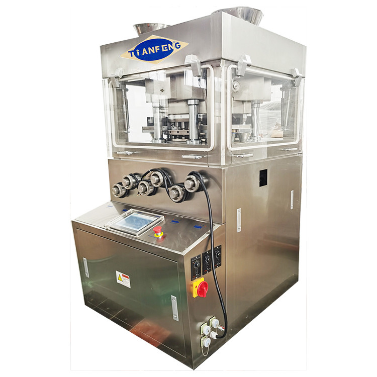 ZP31F-3 ZP35F-3 Pill Tablet Press Machine 189000 Pieces/Hour With PLC Touch Screen