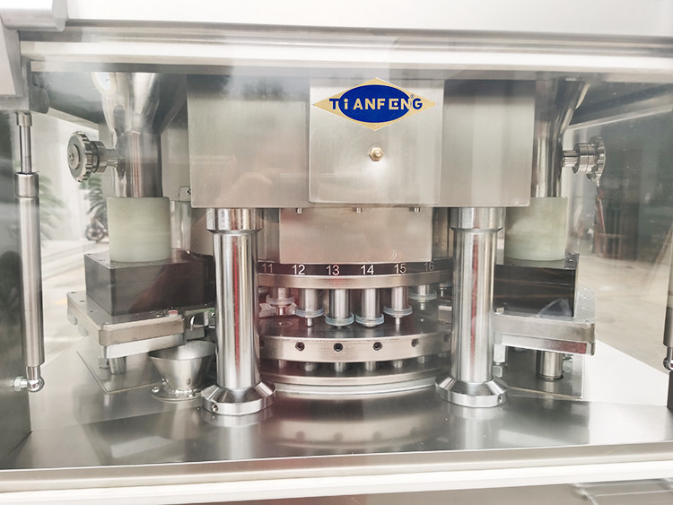 ZP31F-3 ZP35F-3 Pill Tablet Press Machine 189000 Pieces/Hour With PLC Touch Screen