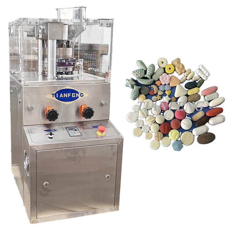 ZP5 ZP7 ZP9 Rotary Tablet Compression Machine For Chemical Food Industries 60kN Pressure