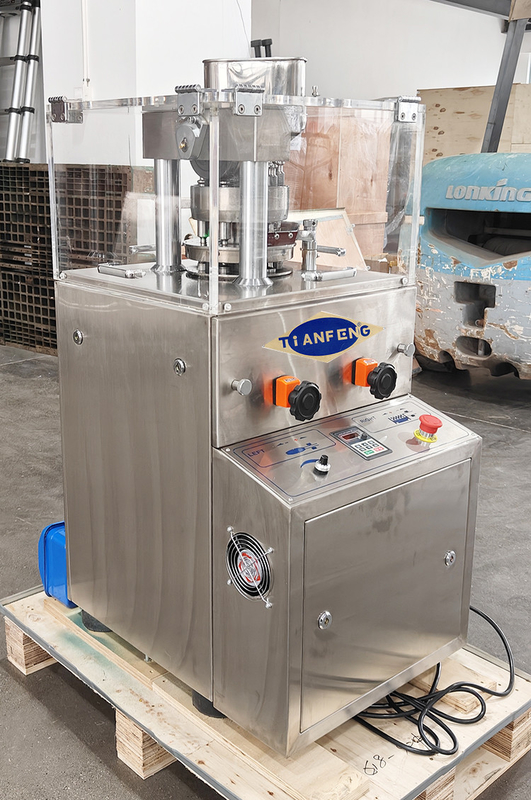 ZP5 ZP7 ZP9 Rotary Tablet Compression Machine For Chemical Food Industries 60kN Pressure