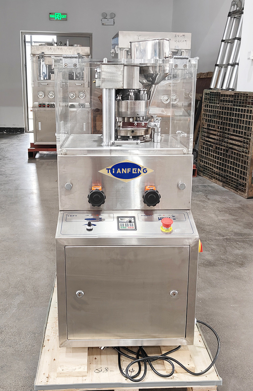 Automatic Rotary Tablet Press Machine For Med Batch Salt Sugar Production