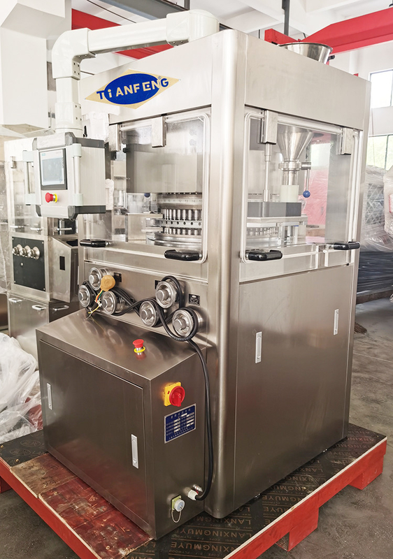 High Speed HSZP-35,37,43 Tablet Compression Machine With 80KN Pressure 328000 Output/Hour