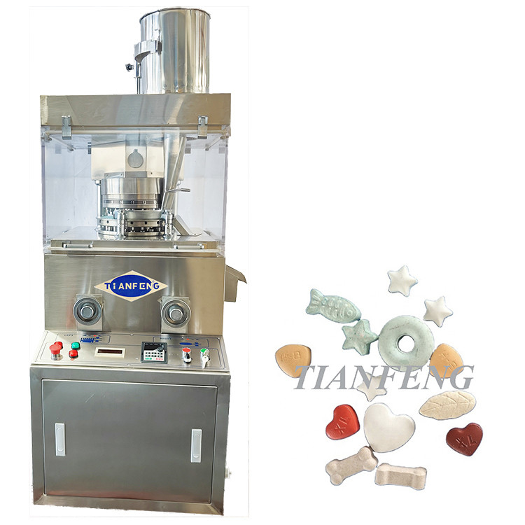 Automatic Effervescent Pill Maker Big Size Dishwasher Detergent Tablet Press Making Machine