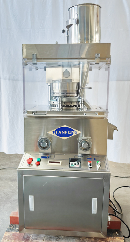 High Speed Automatic Rotary Tablet Press Pill Maker Machine With Irregular Shape Punch Mold