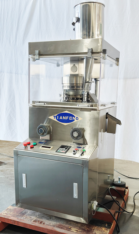 High Speed Automatic Rotary Tablet Press Pill Maker Machine With Irregular Shape Punch Mold