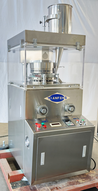 High Efficiency Automatic Rotary Tablet Press Machine Up To 25mm Diameter For Pills