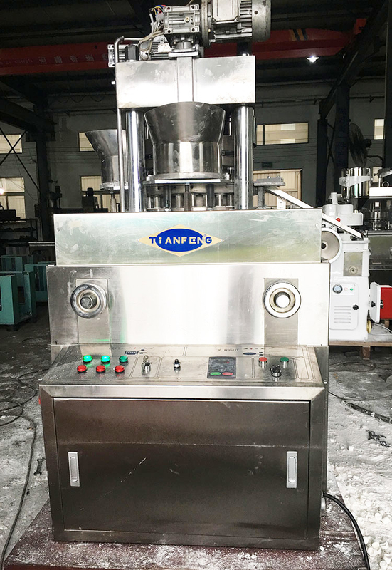50HZ/60HZ Voltage Ceramic Crucible Tablet Press Machine with 100KN Pressure