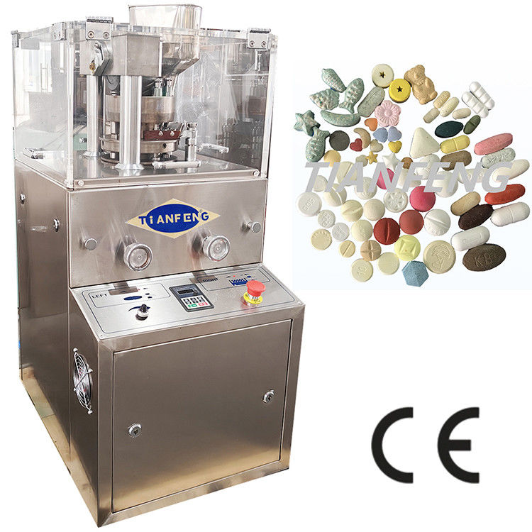 Ss304 Materials Tablet Compression Machine ZP5B ZP7B ZP9B ZP10B ZP12B Max Pressure 60KN For Tablet Manufacturing