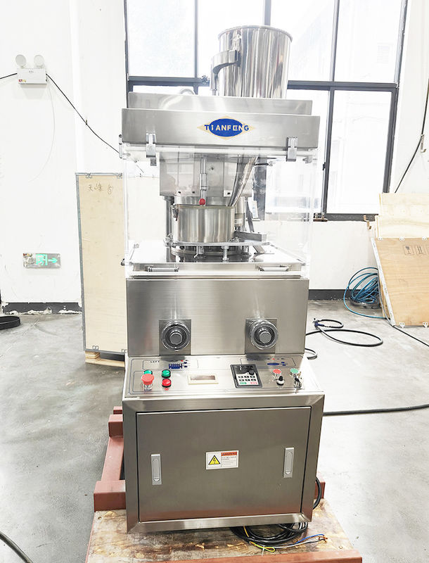 1230*1100*1750mm Rotary Tablet Press Machine Durable 304/316 Stainless Steel 3-6 Mm Tablet Thickness