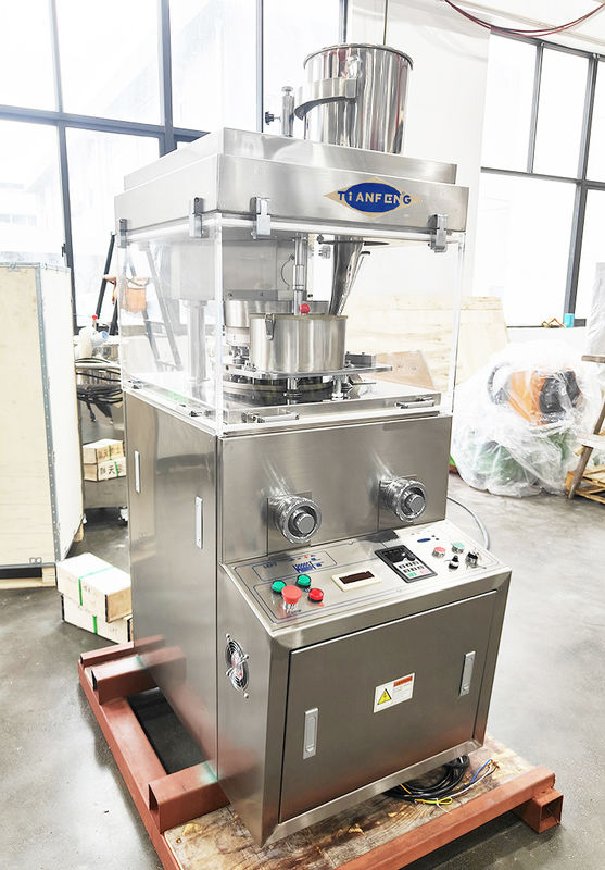 1230*1100*1750mm Rotary Tablet Press Machine Durable 304/316 Stainless Steel 3-6 Mm Tablet Thickness
