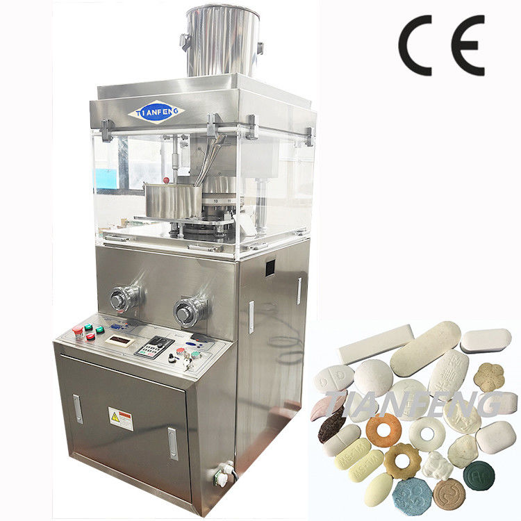 1230*1100*1750mm Rotary Tablet Press Machine Durable 304/316 Stainless Steel 3-6 Mm Tablet Thickness
