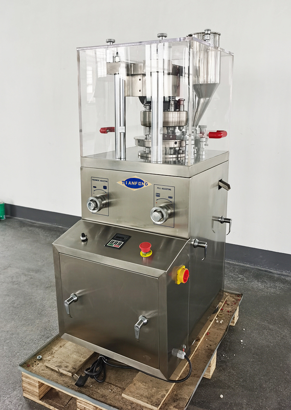 Turret Rotation Speed 0-30 r/min Camphor Tablet Making Machine for Pill/ Tablet Press Production