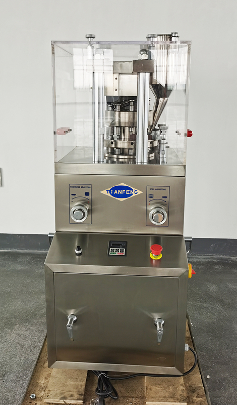 2.2KW Pharmaceutical Pill Press CE/ISO Certified and Arranged Transmission Devices for Clean Parts Inside Machine