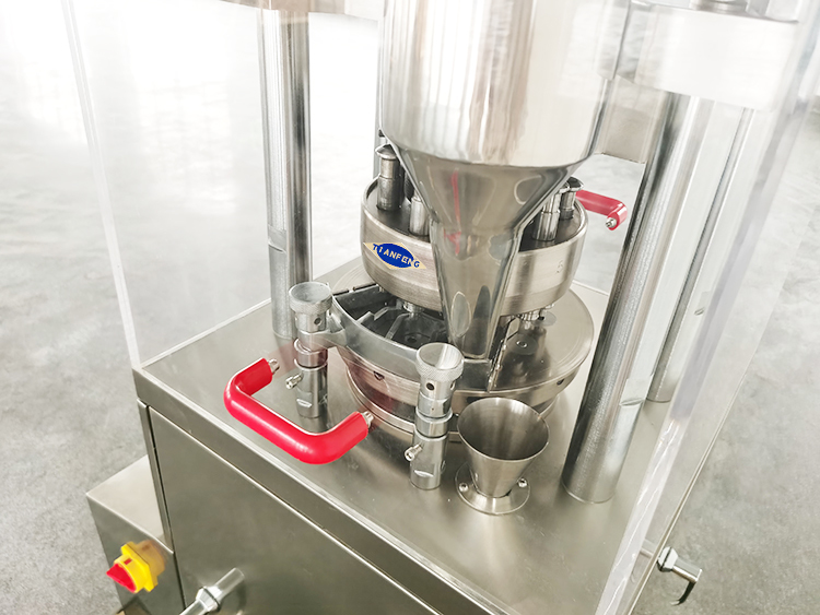 Turret Rotation Speed 0-30 r/min Camphor Tablet Making Machine for Pill/ Tablet Press Production