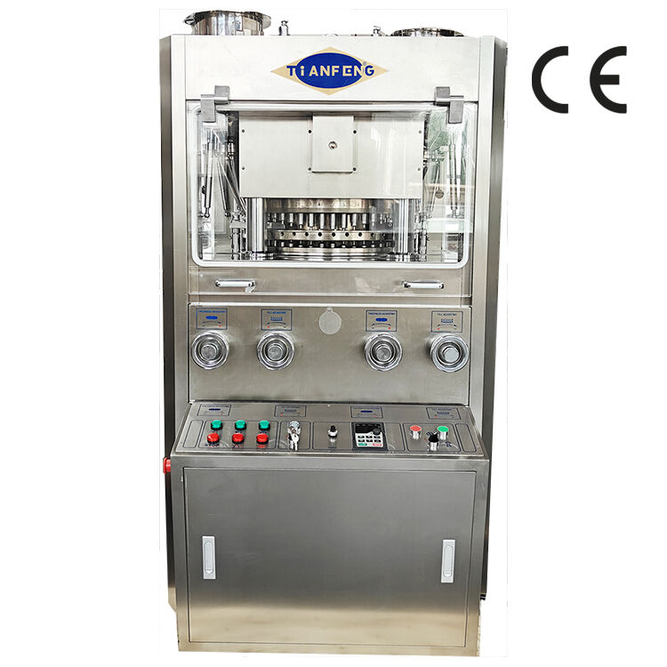 High-Speed Effervescent Candy Tablet Herb Calcium Chloride Rotary pill Tablet Press Machinery Zp45 ZP45A ZP41F