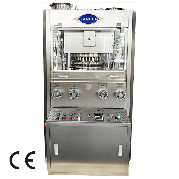 Automatic Tablet Press Machine ZP45 with Programmable Logic Controller and Real Time Monitoring for 243,000 tablets/hour Production