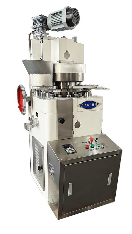 Versatile Tablet Compression Machine Capable of Producing Various Tablet Shapes and Sizes with Consistent Compression Force