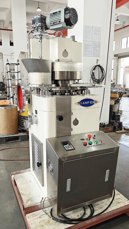 Tablet Compression Machine designed to handle multiple tablet shapes and sizes with compression and minimal material waste