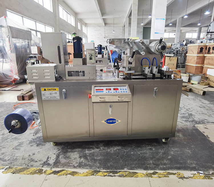 Flat 10 40 Plates Per Minute Automatic Blister Packaging Machine