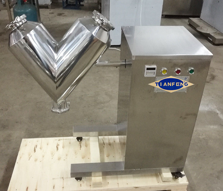 Dry Or Wet Granules V Shape Powder Mixer Tablet Production Lines