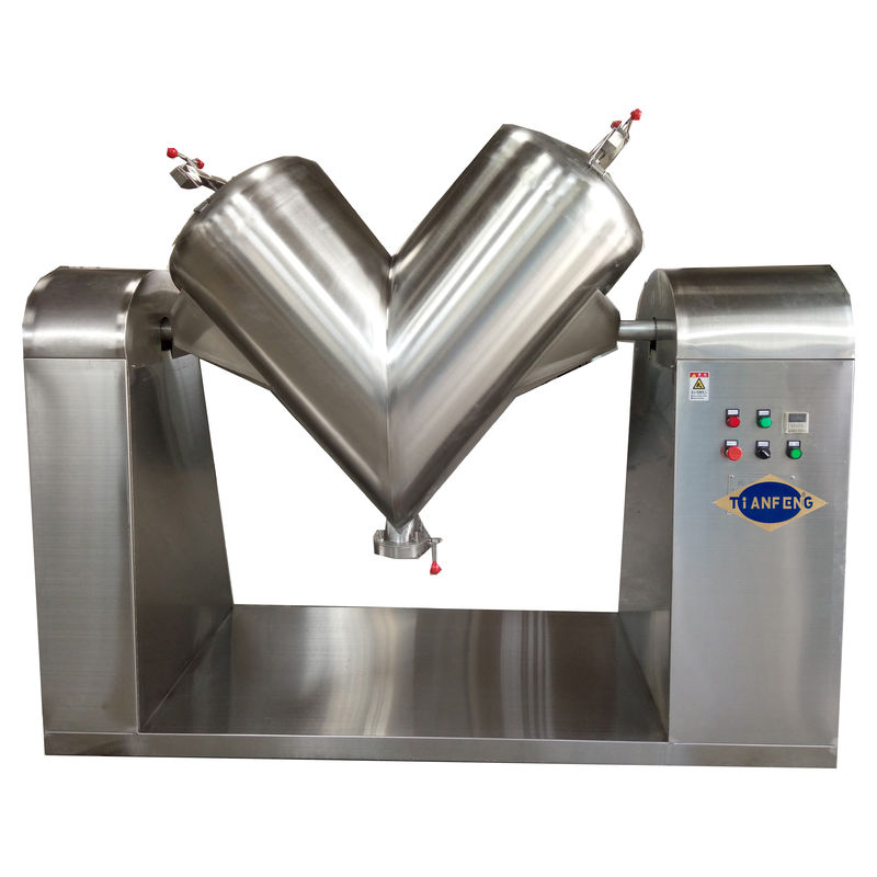 Dry Or Wet Granules V Shape Powder Mixer Tablet Production Lines