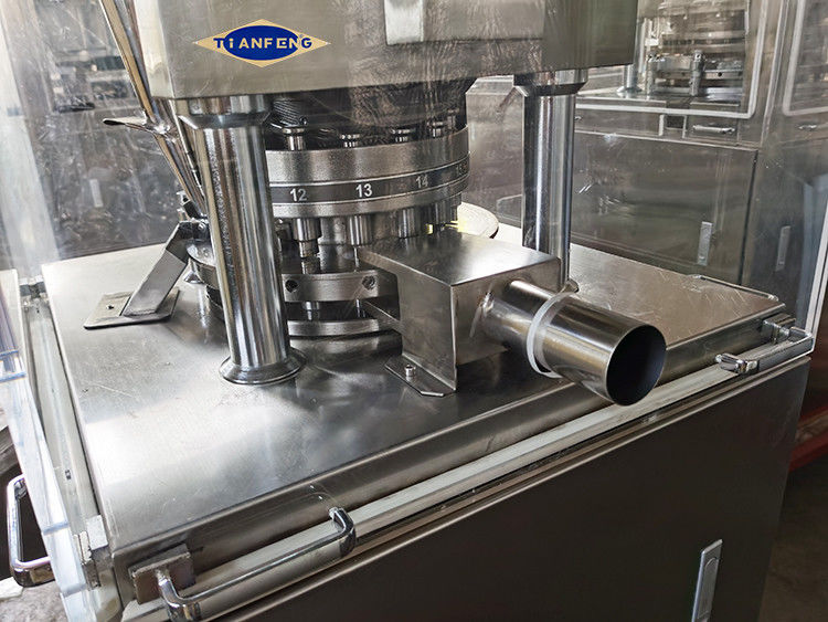 High Speed Automatic Rotary Tablet Press Pill Maker Machine With Irregular Shape Punch Mold