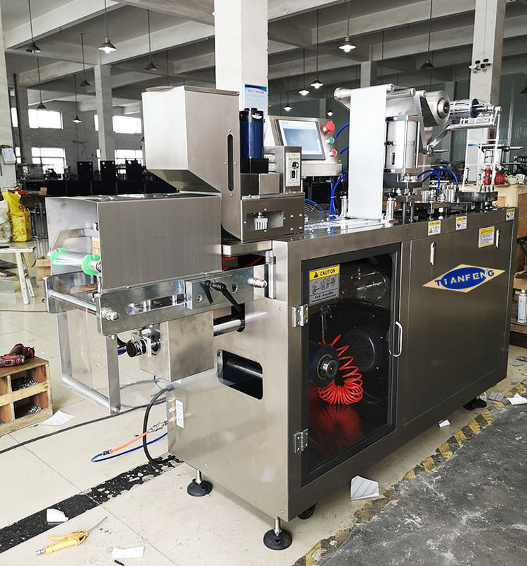 Tablets Blister Packaging Machine 120mm Stroke Strip Packing Machine
