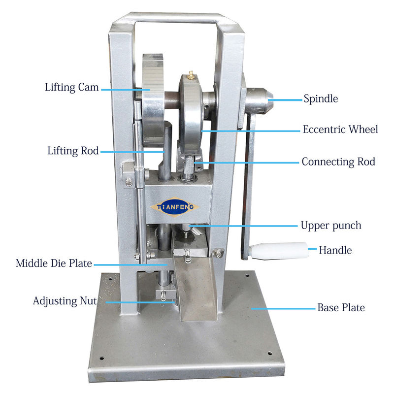 Hand Type Lab TDP Hydraulic Single Punch Tablet Press Machine