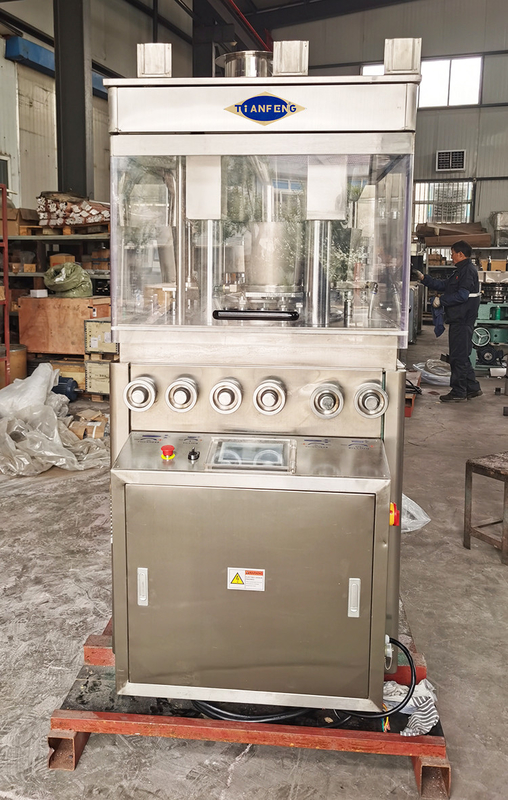 Electric Tablet Compression Machine With Force Feeder ZPW23 for three layer pills