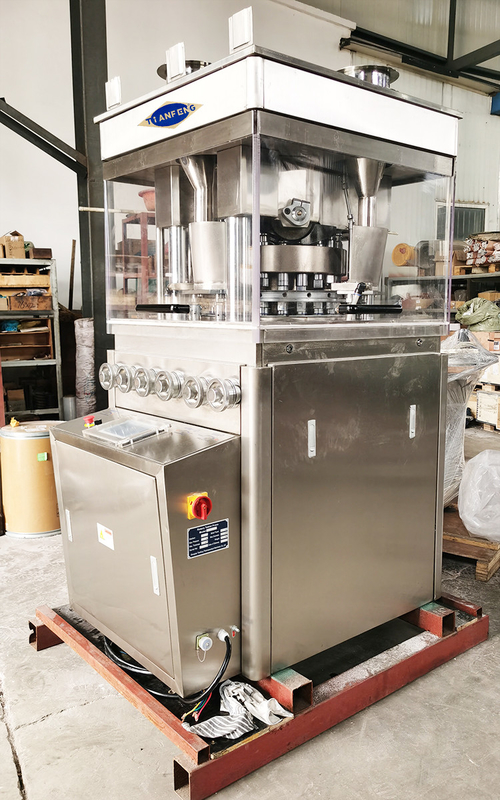 Electric Tablet Compression Machine With Force Feeder ZPW23 for three layer pills