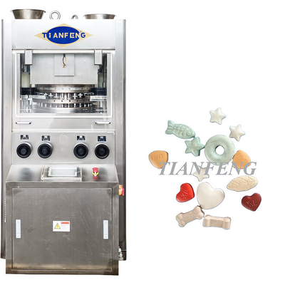Automatic Rotary ZPG29 Press Pill Maker Machine For Vitamin C Tablet Medicine