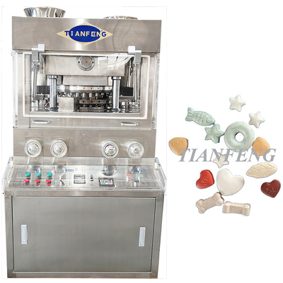 2 Layer Rotary Type Pill Tablet Press Machine With 2 Forced Feeders ZPW29