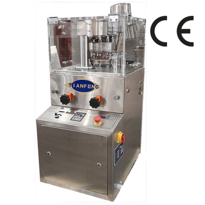 Stainless Steel Rotary Tablet Compression Machine With Maximum Tablet Thickness 6mm