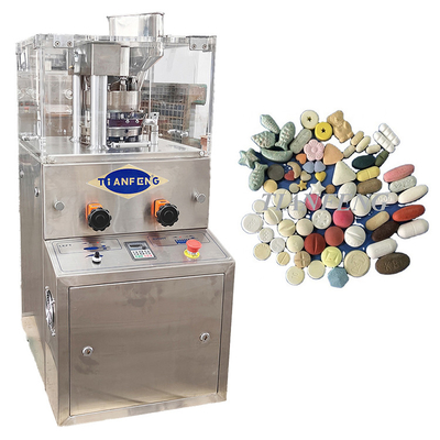 ZP5 ZP7 ZP9 Rotary Tablet Compression Machine For Chemical Food Industries 60kN Pressure