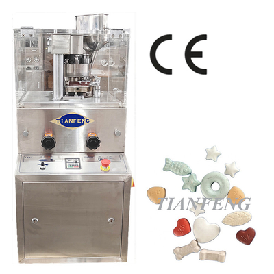 Stainless Steel Pharmaceutical Rotary Tablet Press Machine  Speed Up To 36rpm