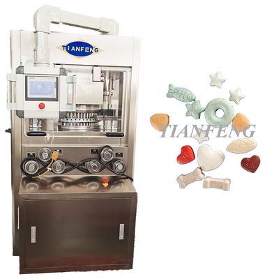 100kN HSZP Tablet Press With Automatic Lubrication System And Organic Glass Turret Shield
