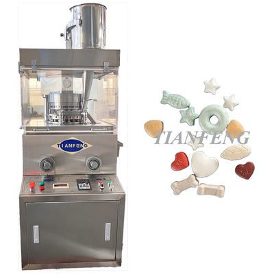 ZPW15D ZPW17D ZPW19D Tablet Compression Machine With Mechatronics And Easy Operation