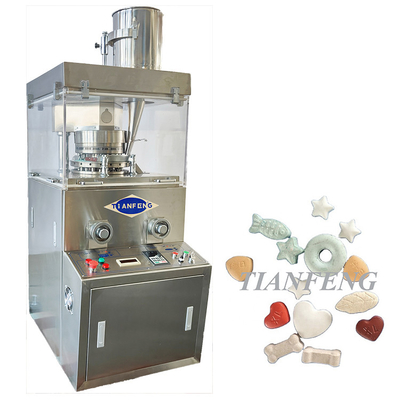 ZPW17D ZPW19D Pill Maker Rotary Tablet Press Machine With 60KN Pressure