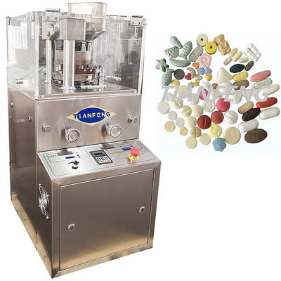 220V/380V Power Supply Pill Tablet Press Machine With Max Pressure 60KN And Max Filling Depth 15mm