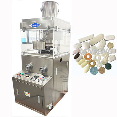 800x600x1500mm Pharmaceutical Pill Press Machine For Tablet Production Max Tablet Thickness 6mm Material 304/316 Stainless Steel