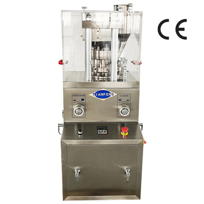 60KN Pill Tablet Press Machine 2.2KW Stainless Steel for Pharmaceuticals