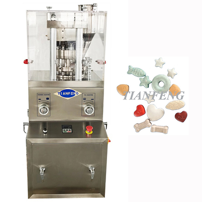 Stainless Steel Pill Tablet Press Machine 20mm Max Diameter 60KN