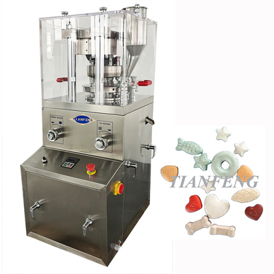 Stainless Steel Tablet compression Machine ZPE5 ZPE7 ZPE9 20mm Max Diameter 60KN