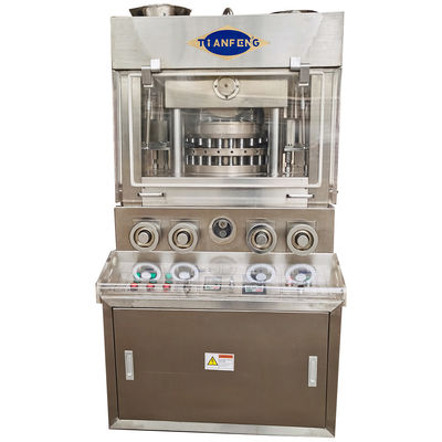 4 Pole Rotary Tablet Press Salt Cube Block Press Machine 69000pcs/H