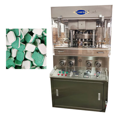 Salt effervescent Cube ZPW19 7.5KW 130KN cleaning powder Pill Tablet Press Machine