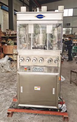 High Speed Industrial Rotary Compression Press Machine For Tablet Powder 7.5 KW